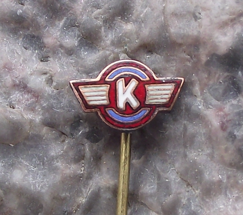 Vintage Kolejarz Opole Poland Sports Football Club Pin Badge