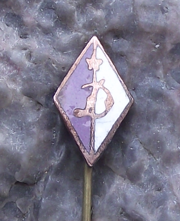 Vintage UJPEST FC Football Club Dozsa, Budapest Hungary Football Team Pin Badge