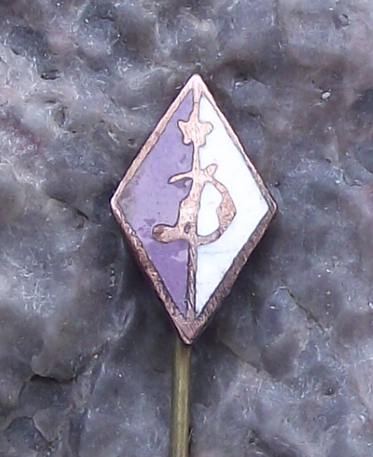 Vintage UJPEST FC Football Club Dozsa, Budapest Hungary Football Team Pin Badge