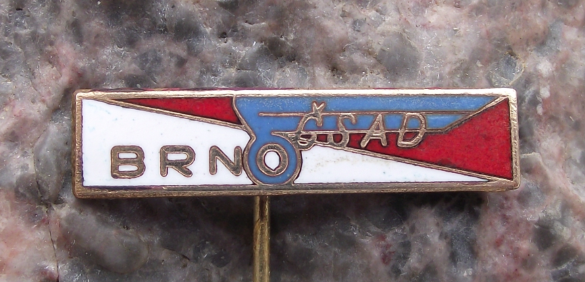 Vintage Czechoslovakia City of Brno CSAD Bus Mass Transport Company Pin Badge