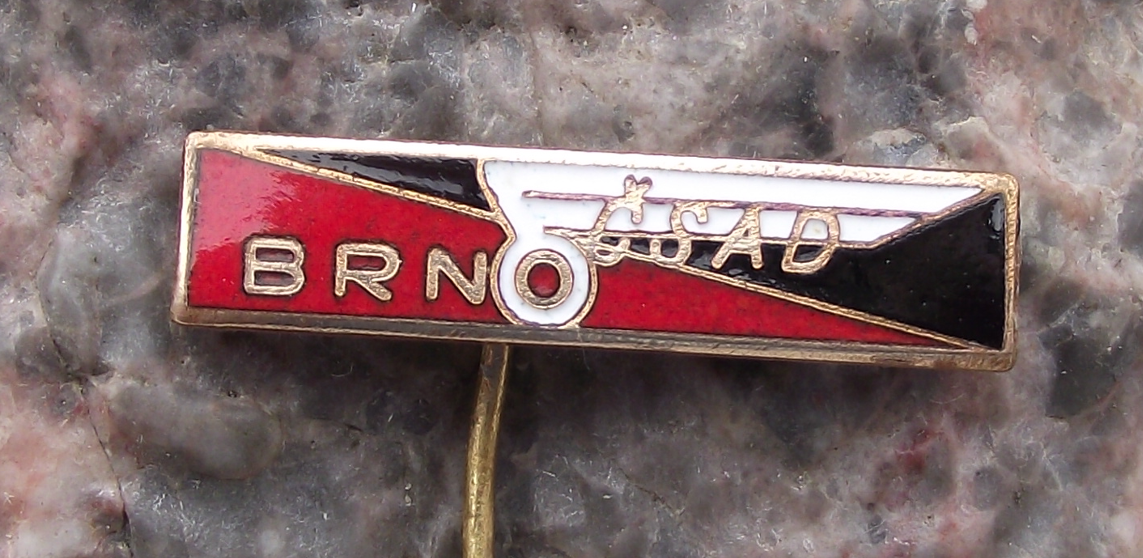 Vintage Czechoslovakia City of Brno CSAD Bus Mass Transport Company Pin Badge