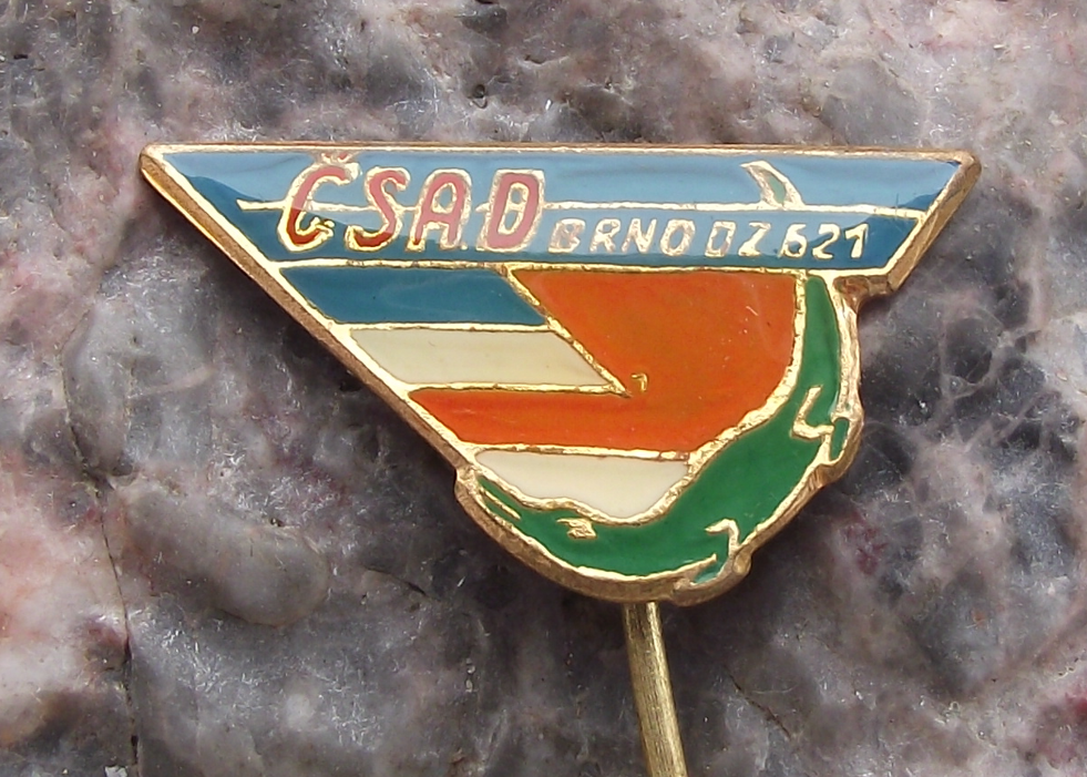 Vintage Czech City of Brno CSAD Route 621 State Bus Coach Company Pin Badge