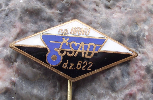 Vintage Czech City of Brno CSAD Route 622 State Bus Transport Company Pin Badge