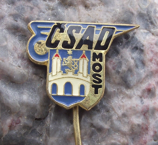 Vintage CSAD Most Bus Coach Company Transport Pin Badge