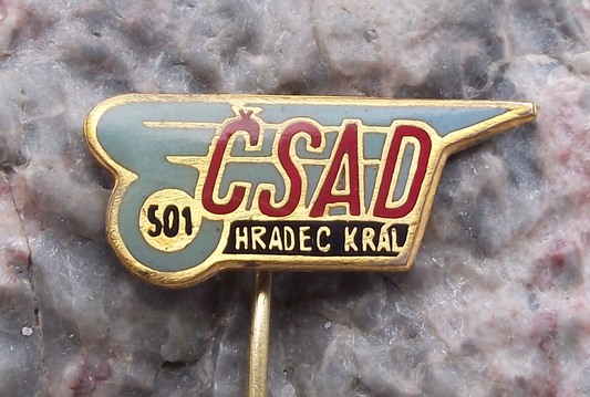 Vintage CSAD Hradec Kralove Route 501 Bus Coach Company Pin Badge