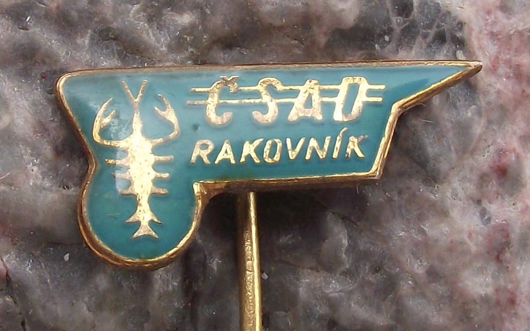 Vintage CSAD Rakovnik Czech State Bus Company Lobster Pin Badge