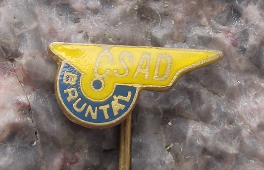 Vintage CSAD Bruntal State Bus Company Czechoslovakia Pin Badge