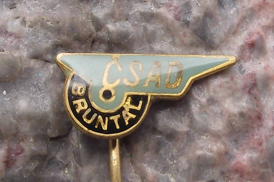 Vintage CSAD Bruntal State Bus Company Czechoslovakia Pin Badge