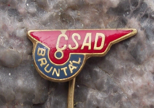 Vintage CSAD Bruntal State Bus Company Czechoslovakia Pin Badge
