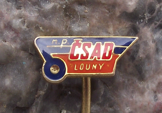 Vintage CSAD Louny n.p. Czech State Bus Company Pin Badge