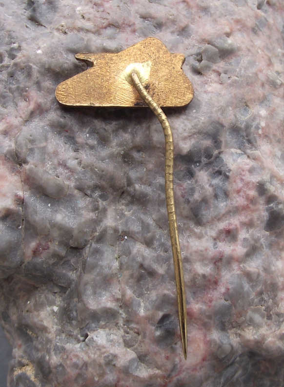 Vintage CSAD Lovosice Czech Transport Bus Company Pin Badge