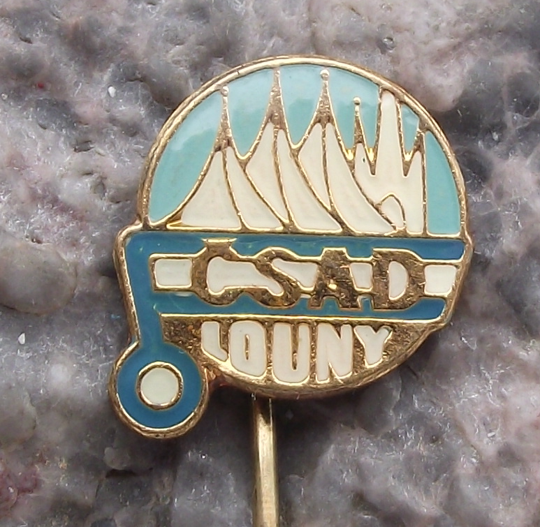 Vintage CSAD Louny Czech Bus Firm Public Transport Pin Badge