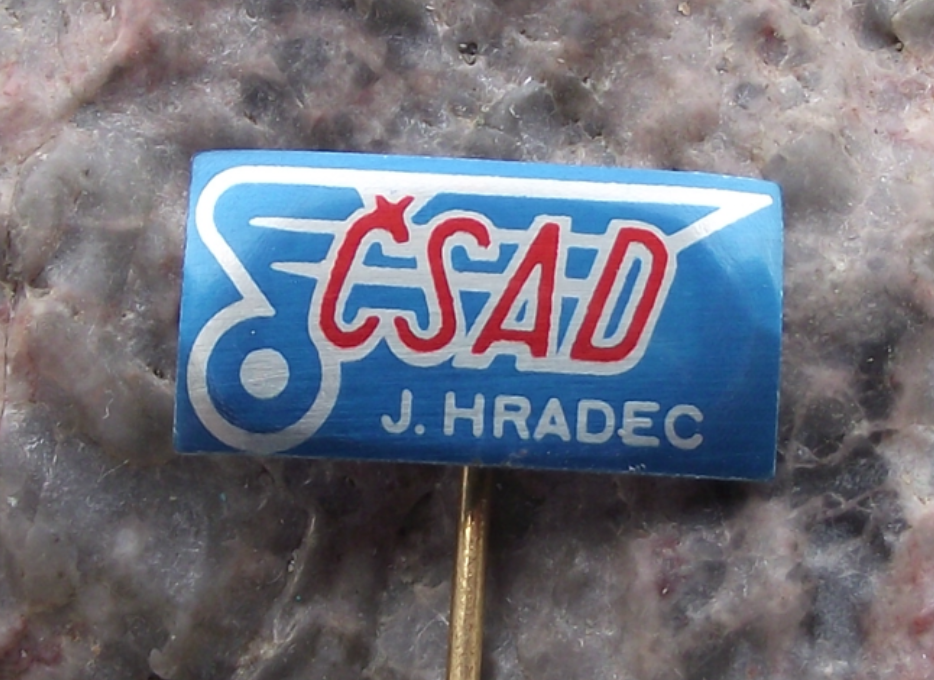 Vintage CSAD Multiple Southern Czech Bohemia Regions Pin Badge