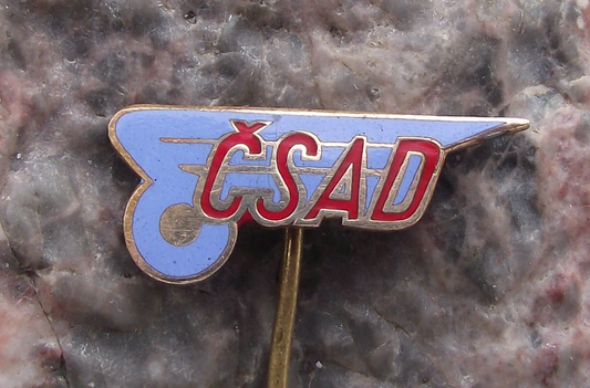 Vintage Official CSAD Company Logo Employee Uniform Pin Badge