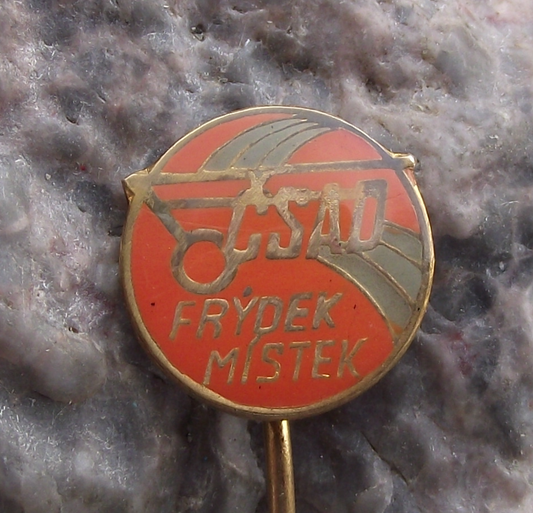 Vintage CSAD Frydek Mistek Bus Public Mass Transport Company Pin Badge