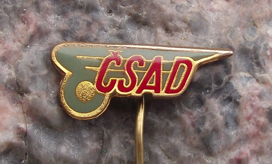 Vintage Official CSAD Company Employee Uniform Logo Pin Badge