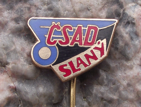 Vintage CSAD Slany Czech Bus Company Pin Badge