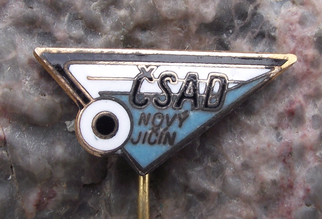 Vintage CSAD Novy Jicin State Bus Company Czechoslovakia Pin Badge