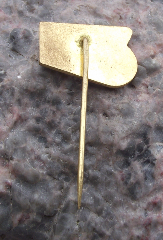 Vintage CSAD Prague West Praha Zapad Route 104 Bus Company Pin Badge