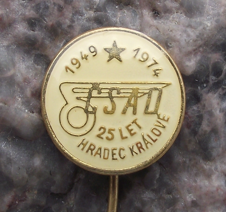1974 Hradec Kralove CSAD Bus Coach Transport Anniversary Pin Badge