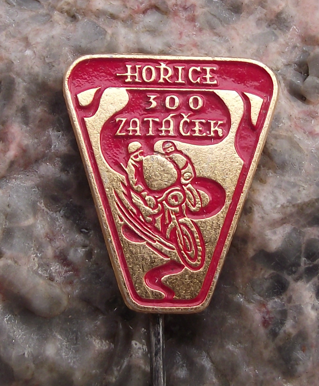 Vintage 300 Curves of Gustav Havel Horice MotoGP Motorbike Track Pin Badge