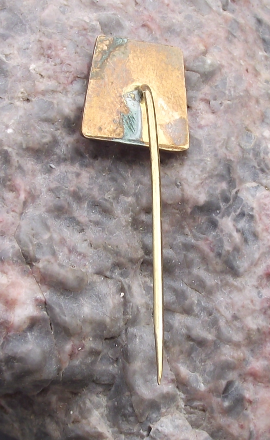 Vintage Tabor Czech Taborites Religion Walled City Tourist Souvenir Pin Badge