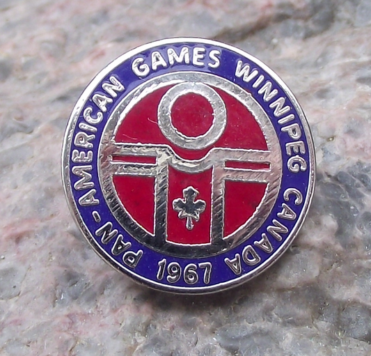 1967 Pan-American Games Winnipeg Canada Official Pin Badge
