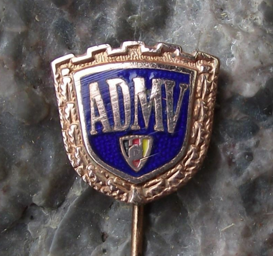 Vintage ADMV East German Motorsports Motor Racing Association Pin Badge