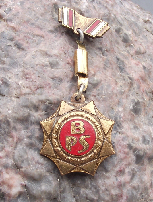 Vintage Socialist Workers Labour Brigade BPS Poland Polish Medal Award