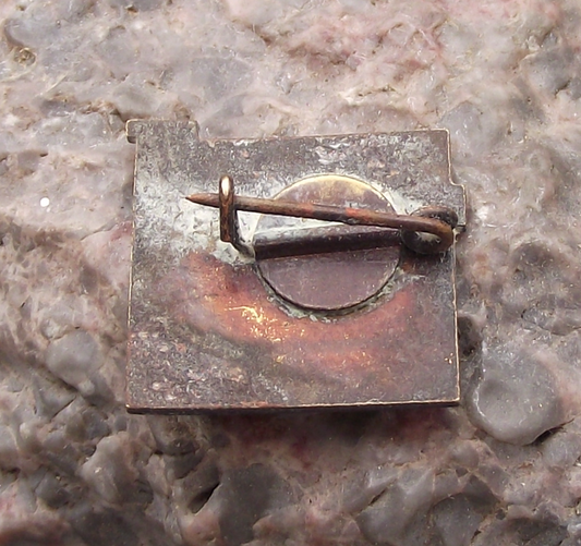 Vintage Tallinn Estonia City Architecture Castle Tourist Souvenir Pin Badge