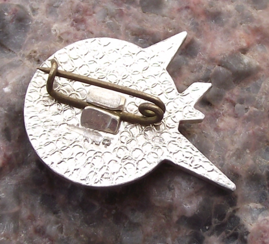 Vintage Aeroflot Russian Airlines Memory of the Flight Souvenir Pin Badge