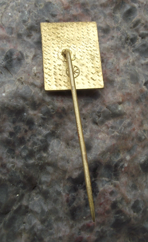 Vintage Trutnov Czechoslovakia Mountain Skiing Town Crest Pin Badge