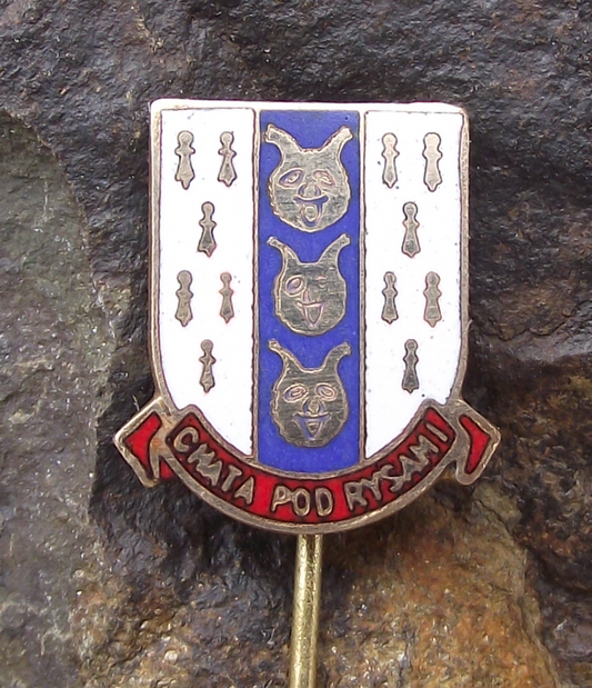 Vintage Mountain Hostel Chata pod Rysmi Rysami Hill Climbing Lodge Inn Pin Badge