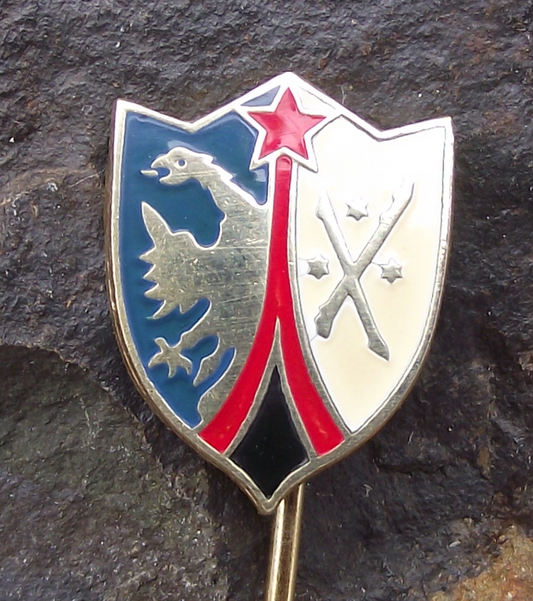 Vintage Frýdek-Místek Heraldic Crest Official Coat of Arms Pin Badge