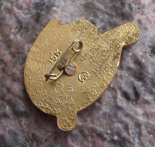 Vintage Trade Unions of the USSR School of Communism Pin Badge