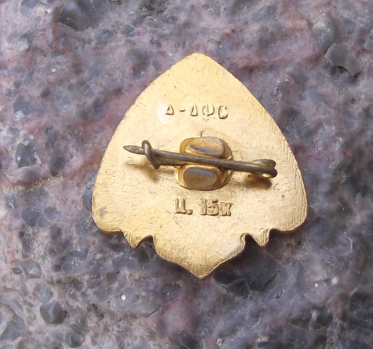 Vintage Kazakhstan Almaty Altai Mountain Range Snowy Peaks Pin Badge