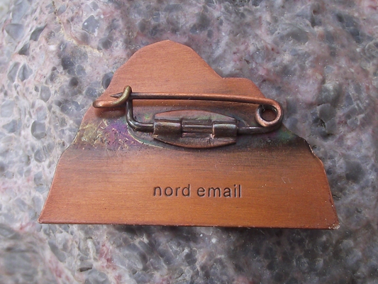 Vintage Seefeld Wandernadel Tirol Austria Mountain Peak Hiking Pin Badge