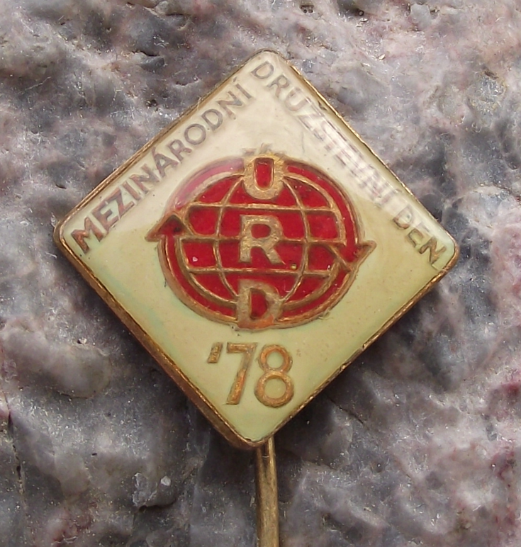 1978 Czechoslovakia URD International Trade Union Day May 1st Pin Badge