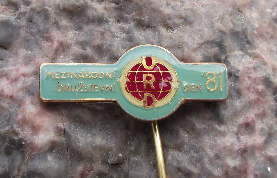 1981 Czechoslovakia URD International Trade Union Day May 1st Pin Badge