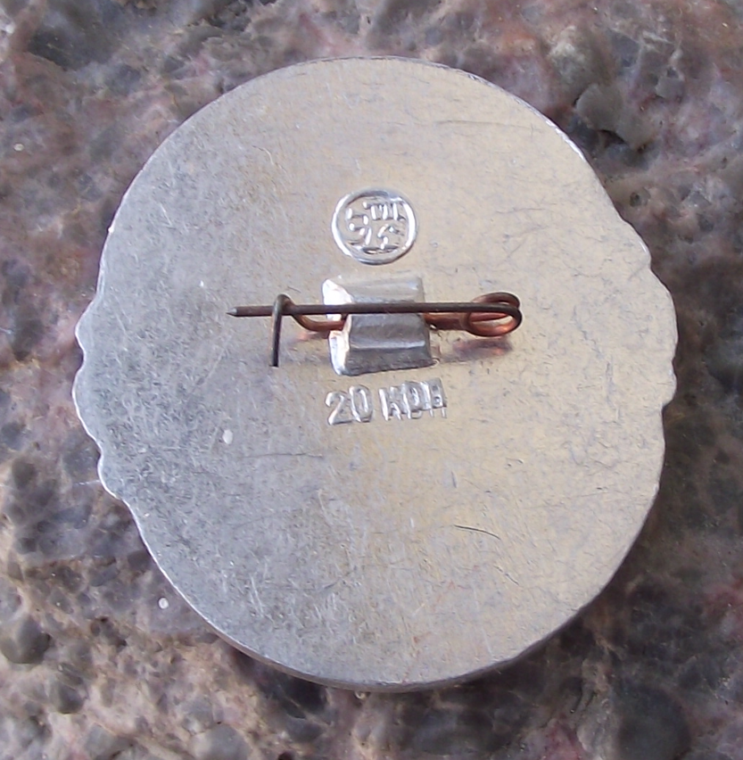 Vintage Nabatnaya Tower of the Moscow Kremlin Pin Badge