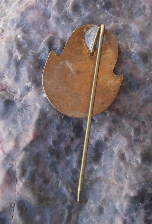 Vintage Hungarian Metal Metallurgical Workers' Union Hungary Pin Badge