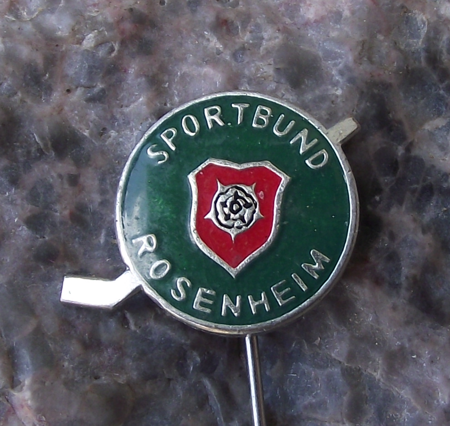 Vintage Sportbund Rosenheim German Ice Hockey Team Logo Pin Badge