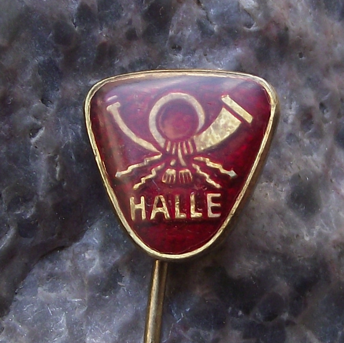 Vintage Halle East German GDR DDR Football Soccer Pin Badge