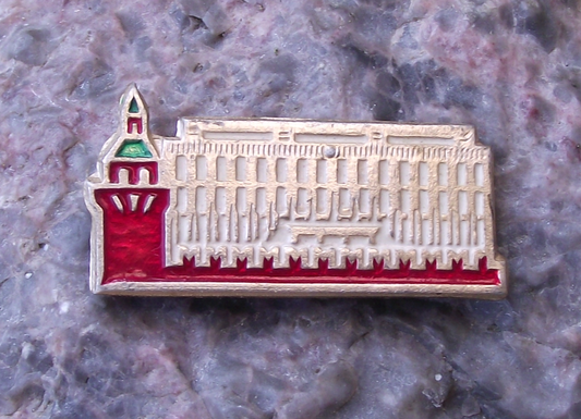 Vintage Moscow Kremlin Palace of Congresses Russian Pin Badge