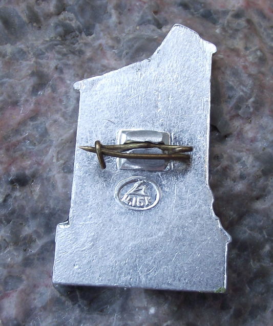 Vintage Moscow Kremlin Soviet Union Comecon Building Pin Badge