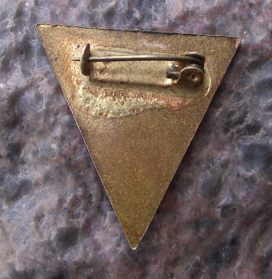1964 SNP Slovak National Uprising Geravy Tourist Meeting Pin Badge