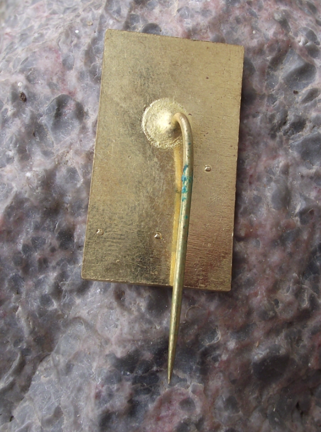 1974 Harvest Festival Czechoslovakia Communist Farming Celebration Pin Badge