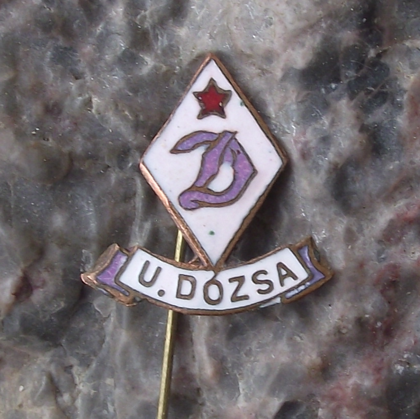 Vintage Újpesti Dózsa FC Football Club Budapest Hungary Football Team Pin Badge