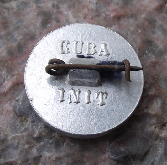 Vintage Cuba Cuban Varadero Beach Resort INIT Tourist Association Pin Badge