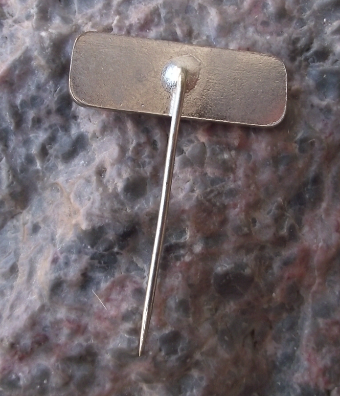 Vintage Tesla Holesovice Fluorescent Tube Light Bulb Pin Badge